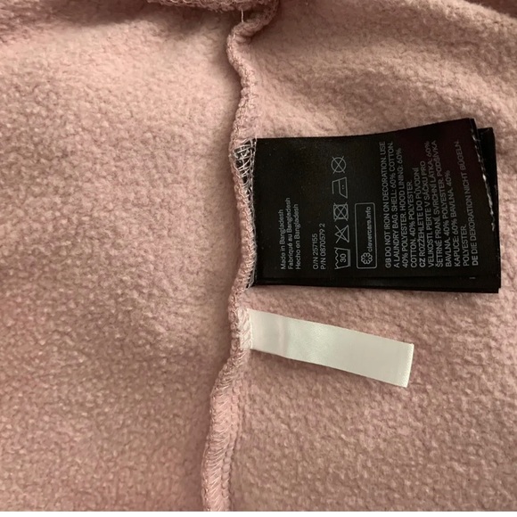 H&M Hoodie Pink NYC Long Sleeves Jumper Hoody Pullover Top Girls Size 12-14yrs - Picture 11 of 13